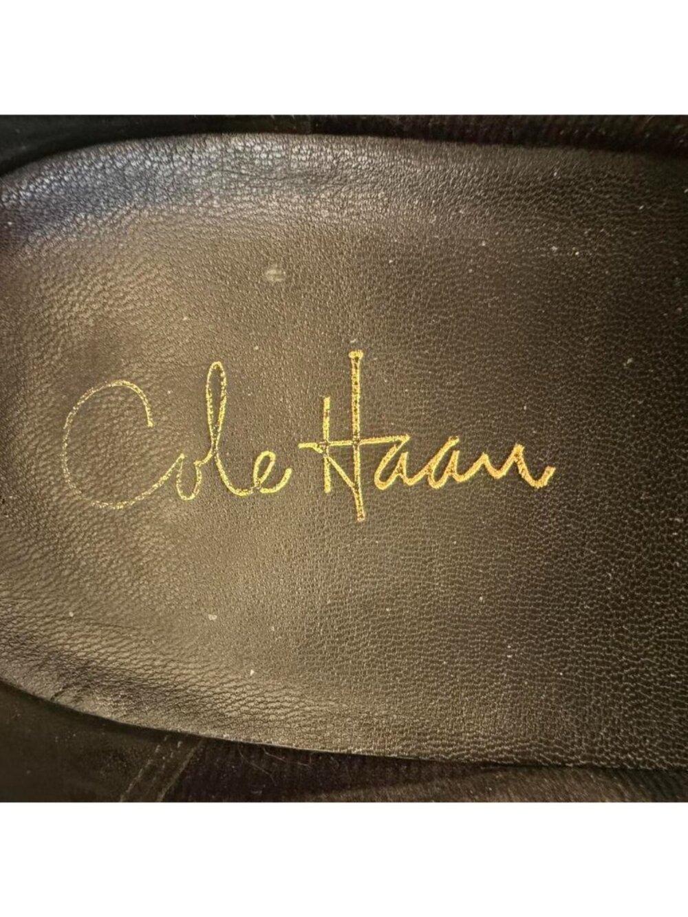 Cole Haan Nike Air Black Leather Oxford Shoes Women's 9B - Picture 4 of 7